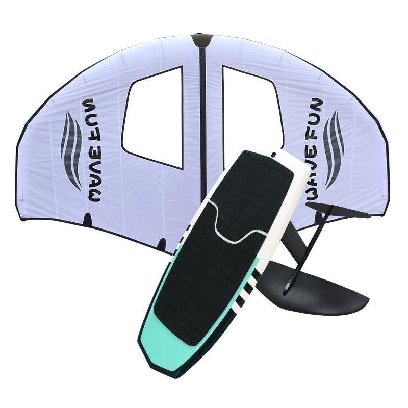 Wind + water + surf hardboard